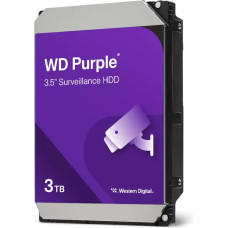 Western Digital HDD|WESTERN DIGITAL|Purple|3TB|SATA|256 MB|3,5"|WD33PURZ