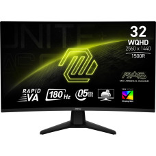 MSI LCD Monitor|MSI|MAG 32CQ6F|31.5"|Gaming/Curved|Panel VA|2560x1440|16:9|180 Hz|0.5 ms|MAG32CQ6F