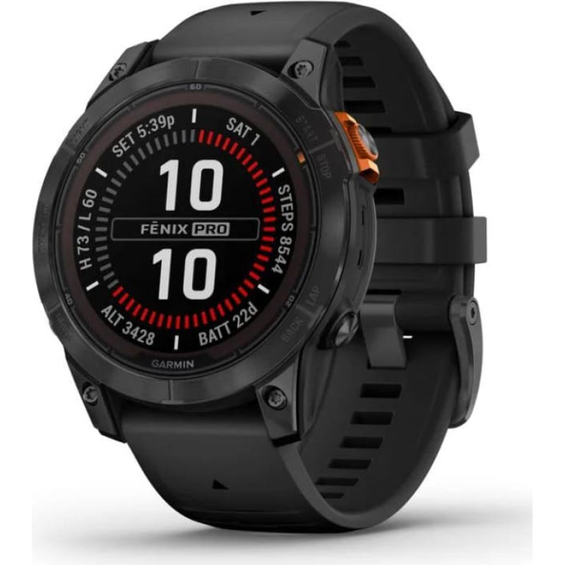 Garmin SMARTWATCH FENIX 7 PRO SOLAR/BLACK 010-02777-01 GARMIN