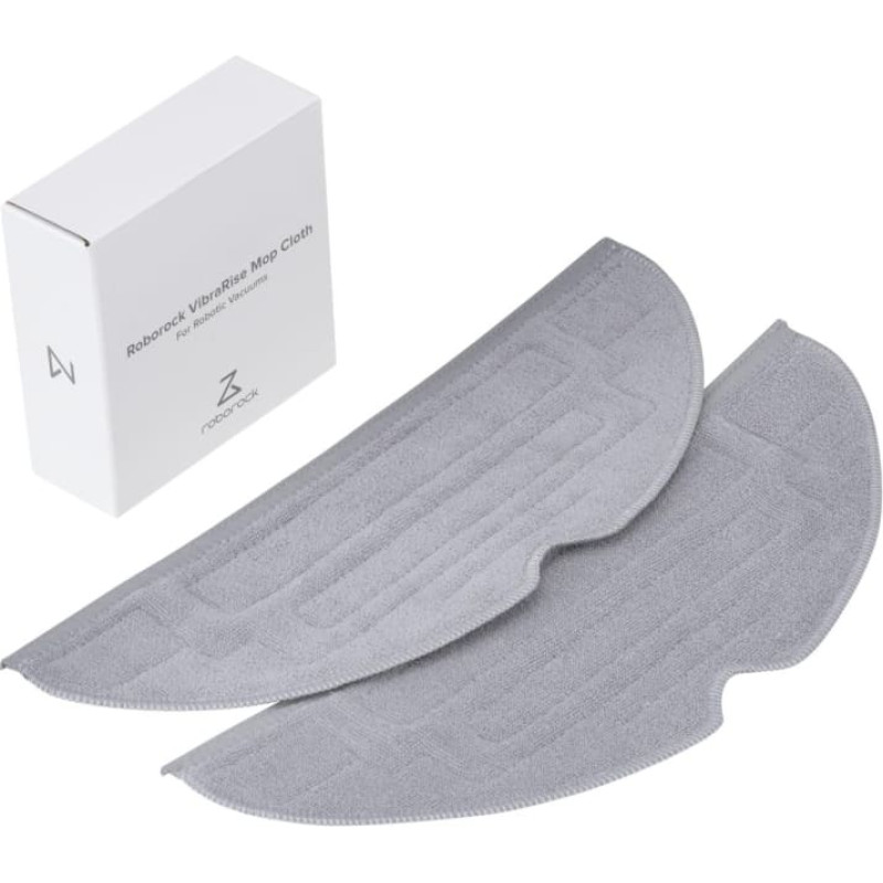 Roborock Vacuum Cleaner Accessory|ROBOROCK|Moping Cloth|Light Grey|For S70/S75/S75 MaxV/G10/S70 Pro Ultra/S80/S85/S70 Max Ultra/S75 Max Ultra|8.02.0214