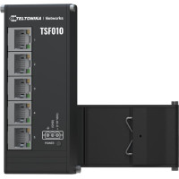 Teltonika Switch|TELTONIKA|Switch type Unmanaged|Form factor DIN rail|5xRJ-45 ports|RJ-45 Ports Type Fast Ethernet (10/100)|5xFast Ethernet (copper) ports quantity|TSF010000000