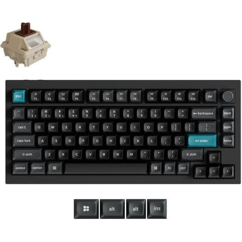 Keychron KEYBOARD WRL Q1 ULTRA/BLACK Q1U-M3 KEYCHRON