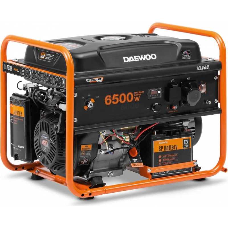 Daewoo PETROL GENERATOR 6.5KW 230V/GDA 7500E DAEWOO