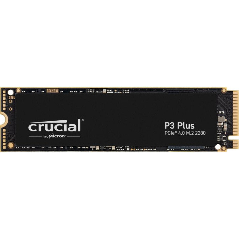 Crucial SSD|CRUCIAL|P3 Plus|1TB|M.2|NVMe|3D NAND|Write speed 3600 MBytes/sec|Read speed 5000 MBytes/sec|TBW 220 TB|MTBF 1500000 hours|CT1000P3PSSD8