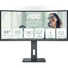 AOC LCD Monitor|AOC|34 "|3440 x 1440 pixels|UltraWide Quad HD|Native aspect ratio 21:9|LED|Curved|CU34P3CV