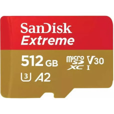 Sandisk MEMORY MICRO SDXC 512GB UHS-I/W/A SDSQXAV-512G-GN6MA SANDISK