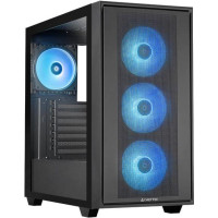 Chieftec Case|CHIEFTEC|HUNTER 3|MidiTower|Case product features Transparent panel|Not included|ATX|EATX|MicroATX|MiniITX|Colour Black|GS-03B-OP