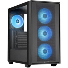 Chieftec Case|CHIEFTEC|HUNTER 3|MidiTower|Case product features Transparent panel|Not included|ATX|EATX|MicroATX|MiniITX|Colour Black|GS-03B-OP