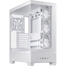 Asus Case|ASUS|ASUS A31 PLUS Case|MidiTower|Case product features Transparent panel|ATX|BTX|MicroATX|MiniITX|Colour White|A31PLUSTGARGBWHITE