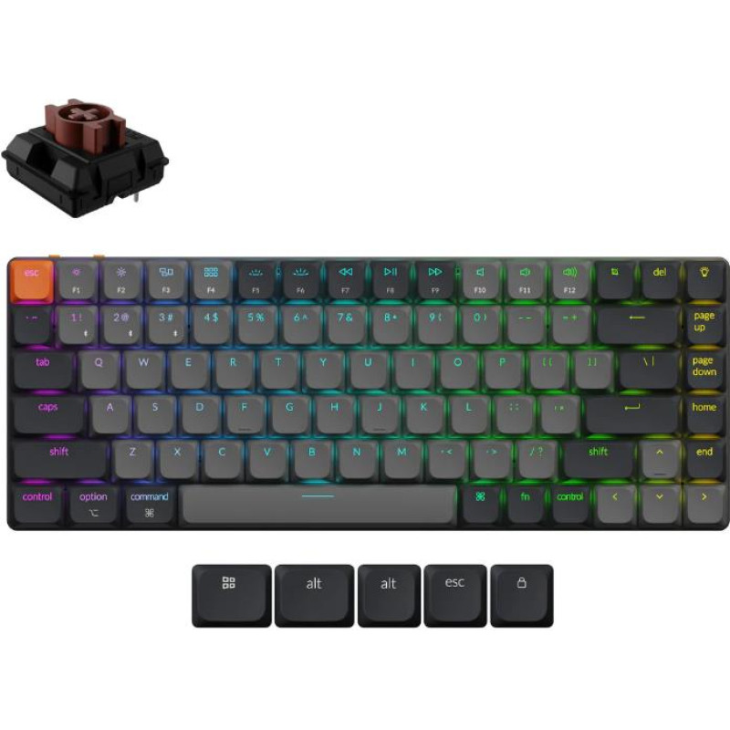 Keychron KEYBOARD WRL K3 RGB/BLACK K3X-B3 KEYCHRON