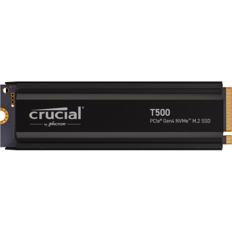 Crucial SSD|CRUCIAL|T500|1TB|M.2|PCIe Gen4|NVMe|3D NAND|Write speed 6800 MBytes/sec|Read speed 7300 MBytes/sec|TBW 600 TB|CT1000T500SSD5