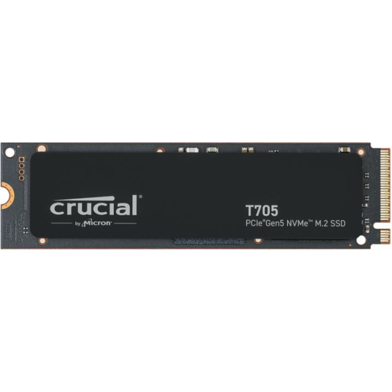 Crucial SSD|CRUCIAL|T705|1TB|M.2|PCIe Gen5|NVMe|Write speed 10200 MBytes/sec|Read speed 13600 MBytes/sec|TBW 600 TB|CT1000T705SSD3