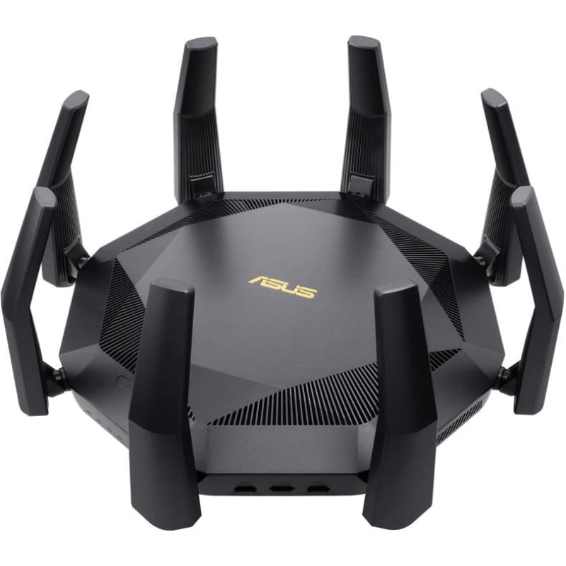 Asus Wireless Router|ASUS|6000 Mbps|Mesh|Wi-Fi 6|USB 3.1|9x10/100/1000M|1x10GbE|1xSPF+|Number of antennas 8|RT-AX89X