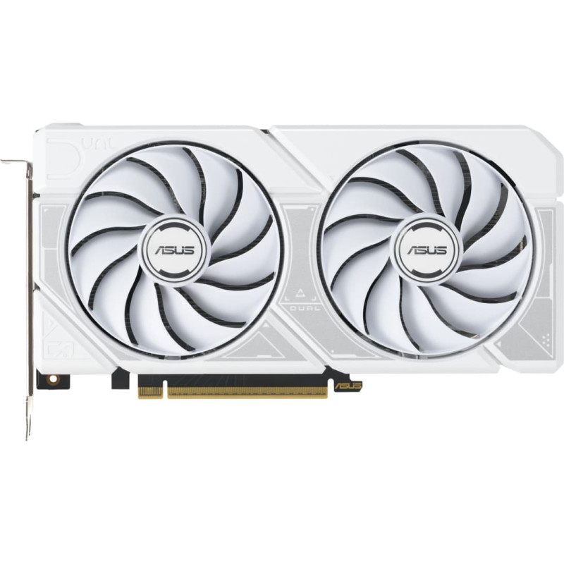 Asus Graphics Card|ASUS|NVIDIA GeForce RTX 5060 Ti|16 GB|GDDR7|128 bit|PCIE 5.0 16x|Dual Slot Fansink|DUAL-RTX5060TI-O16G-WHITE