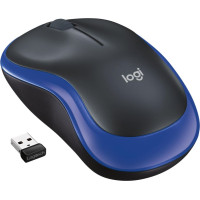 Logitech MOUSE USB OPTICAL WRL M185/BLUE 910-002239 LOGITECH