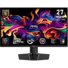 MSI Monitor|MSI|MAG 273QP QD-OLED X24|26.5"|Gaming|Matte|Panel QD-OLED|2560x1440|16:9|240Hz|0.03 ms|Colour Black|MAG273QPQD-OLEDX24