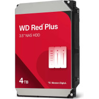 Western Digital HDD|WESTERN DIGITAL|Red Plus|4TB|128 MB|5400 rpm|3,5"|WD40EFZZ