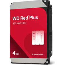 Western Digital HDD|WESTERN DIGITAL|Red Plus|4TB|128 MB|5400 rpm|3,5"|WD40EFZZ