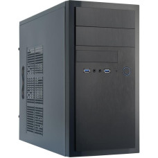 Chieftec Case|CHIEFTEC|MiniTower|MicroATX|Colour Black|HT-01B-OP