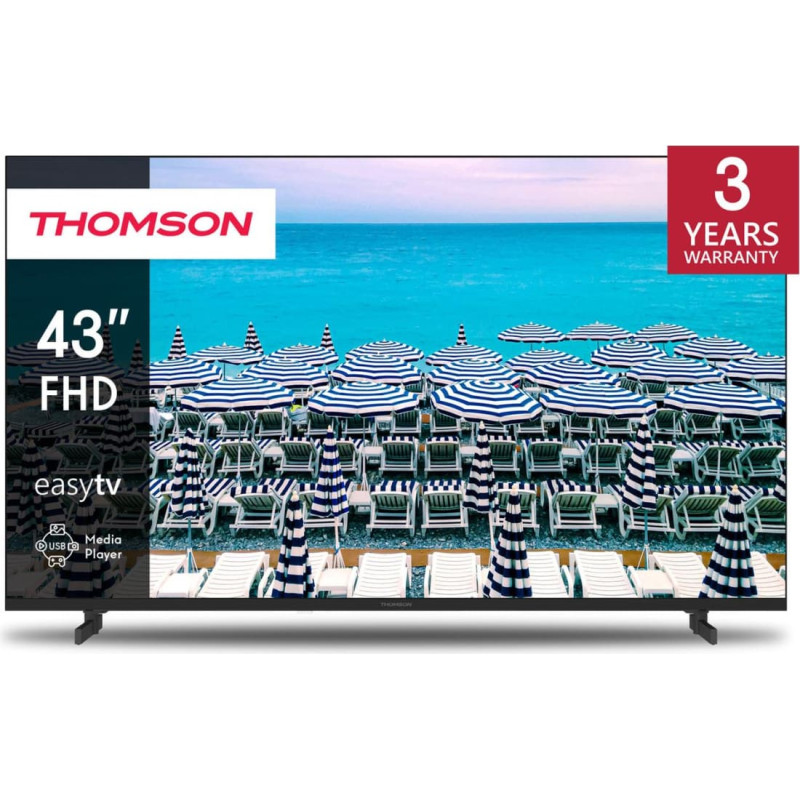 Thomson TV Set|THOMSON|43 "|4K Ultra HD|1920 x 1080 pixels|Flat|16:9|LED|43FD2S13