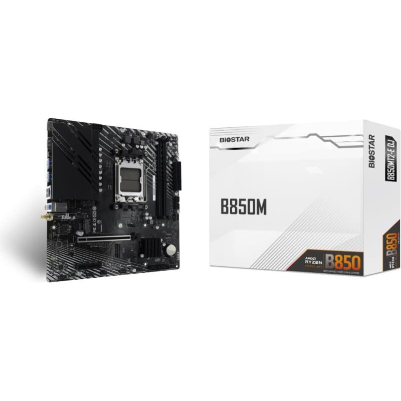 Biostar Mainboard|BIOSTAR|AMD B850|SAM5|Micro-ATX|Memory slots 2|B850MT2-EDJ