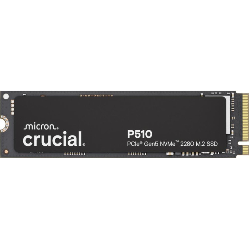 Crucial SSD|CRUCIAL|P510|2TB|M.2|PCIe Gen5|NVMe|TLC|Write speed 8700 MBytes/sec|Read speed 10000 MBytes/sec|TBW 1200 TB|CT2000P510SSD8