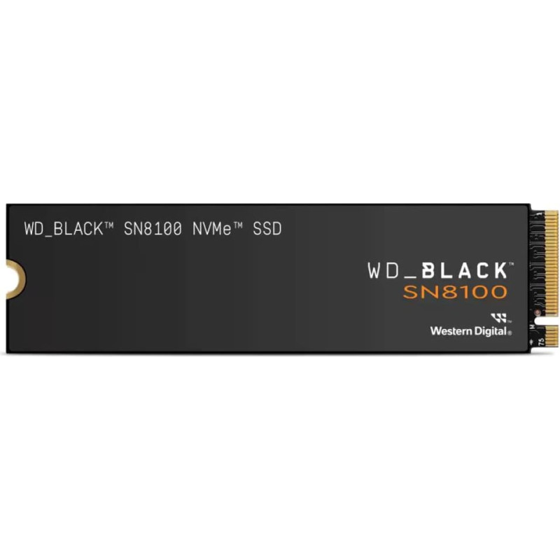 Western Digital SSD|WESTERN DIGITAL|Black SN8100|2TB|M.2|PCIe Gen5|NVMe|3D TLC|Write speed 14000 MBytes/sec|Read speed 14900 MBytes/sec|WDS200T1X0M