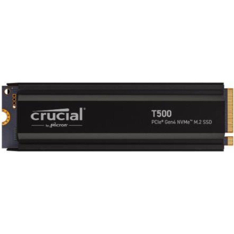 Crucial SSD|CRUCIAL|T500|4TB|M.2|PCIe Gen4|NVMe|3D NAND|Write speed 6900 MBytes/sec|Read speed 7000 MBytes/sec|TBW 2400 TB|CT4000T500SSD5