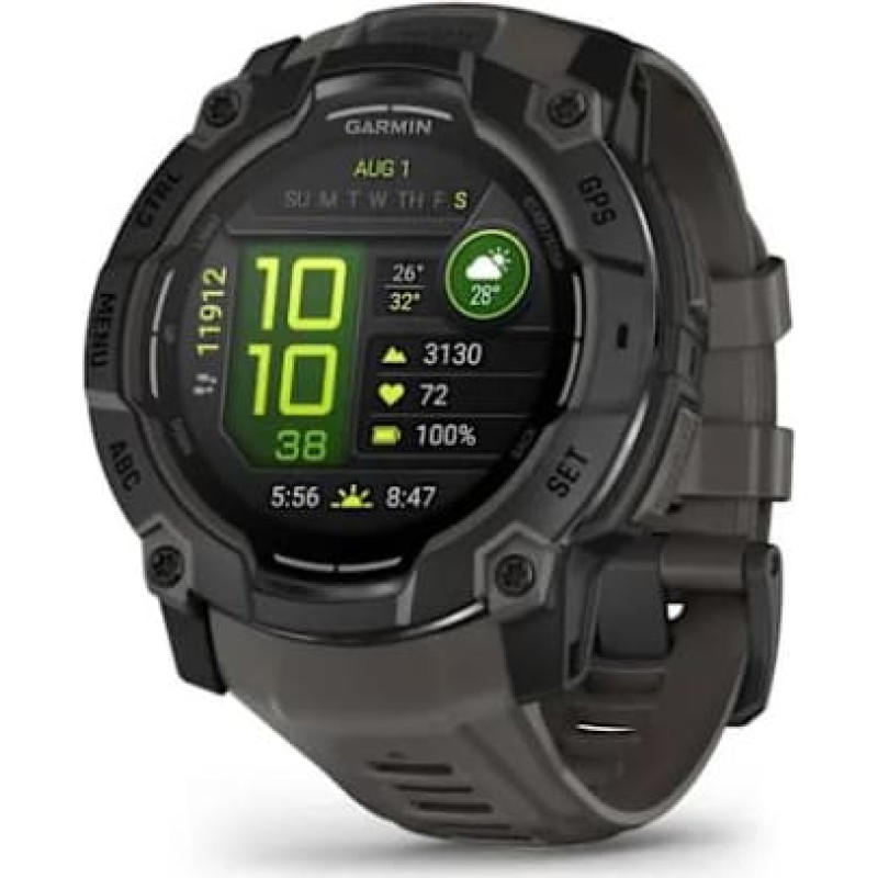 Garmin SMARTWATCH INSTINCT 3 AMOLED/BLK/CHARCO 010-03020-00 GARMIN