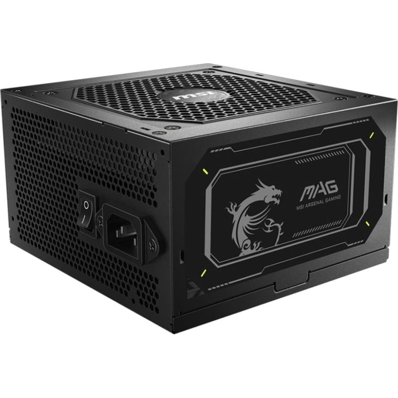 MSI Power Supply|MSI|MAG A750GL PCIE5 II|750 Watts|Efficiency 80 PLUS GOLD|PFC Active|MAGA750GLPCIE5II