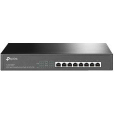 Tp-Link Switch|TP-LINK|Desktop/pedestal|Rack|PoE+ ports 8|TL-SG1008MP