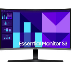 Samsung LCD Monitor|SAMSUNG|LS27D390GAUXEN|27"|Business/Curved|Tilt|Matte|Panel VA|1920x1080|16:9|100Hz|4 ms|LS27D390GAUXEN