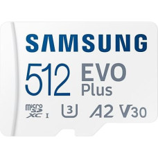 Samsung MEMORY MICRO SDXC EVO+ 512GB/V30 W/A MB-MC512SA/EU SAMSUNG