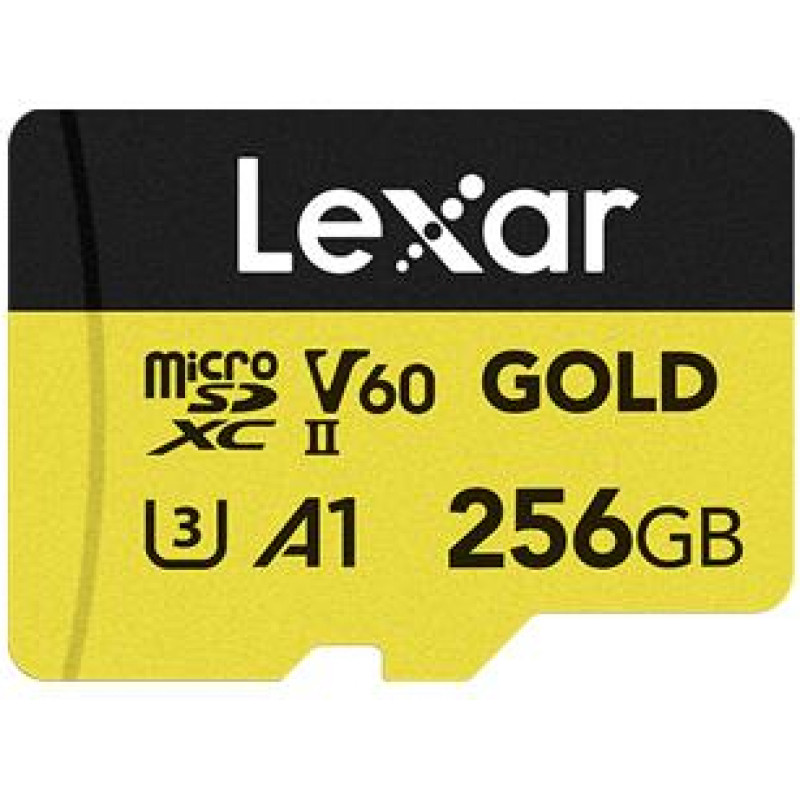 Lexar MEMORY MICRO SDXC 256GB UHS-II/GOLD LMSGOLD256G-BNNNG LEXAR