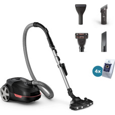 Philips Vacuum Cleaner|PHILIPS|Bagged|900 Watts|Capacity 4 l|Noise 77 dB|Black|Weight 4.6 kg|XD6142/12