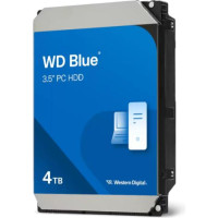Western Digital HDD|WESTERN DIGITAL|Blue|4TB|128 MB|5400 rpm|3,5"|WD40EZZX