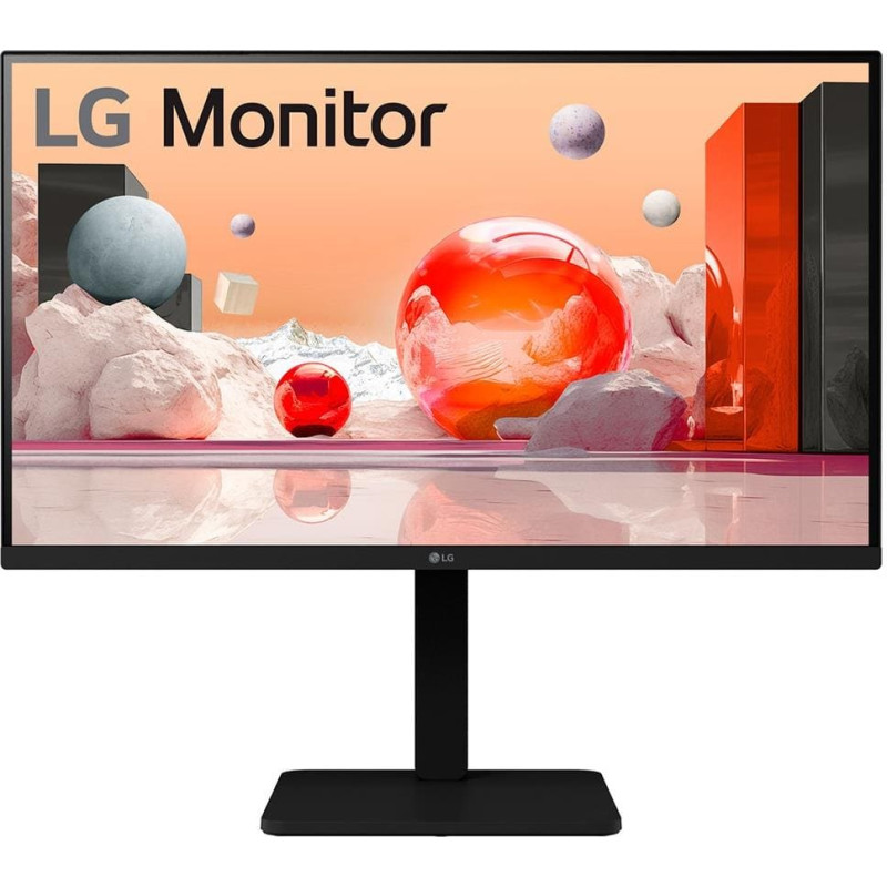 LG LCD Monitor|LG|27"|Panel IPS|1920x1080|16:9|100Hz|Matte|Speakers|Swivel|Pivot|Height adjustable|Tilt|Colour Black|27BA550-B