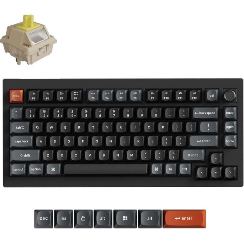 Keychron KEYBOARD WRL V1 ULTRA/BLACK V1U-D4 KEYCHRON