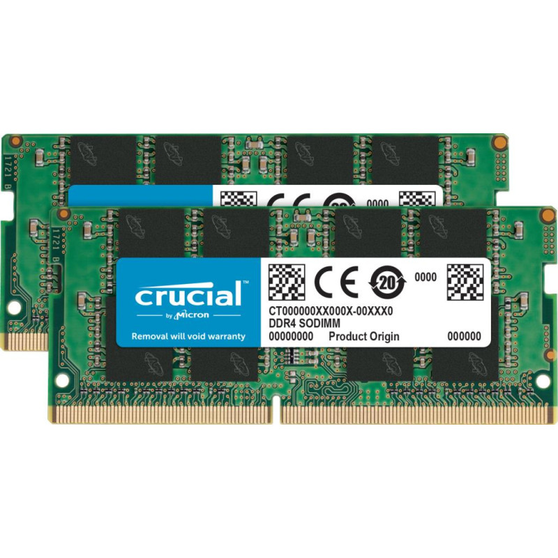 Crucial NB MEMORY 32GB PC25600 DDR4 SO/KIT2 CT2K16G4SFRA32A CRUCIAL