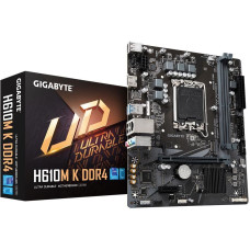 Gigabyte Mainboard|GIGABYTE|Intel H610|LGA1700|Micro-ATX|Memory DDR4|Memory slots 2|H610MKDDR42.0