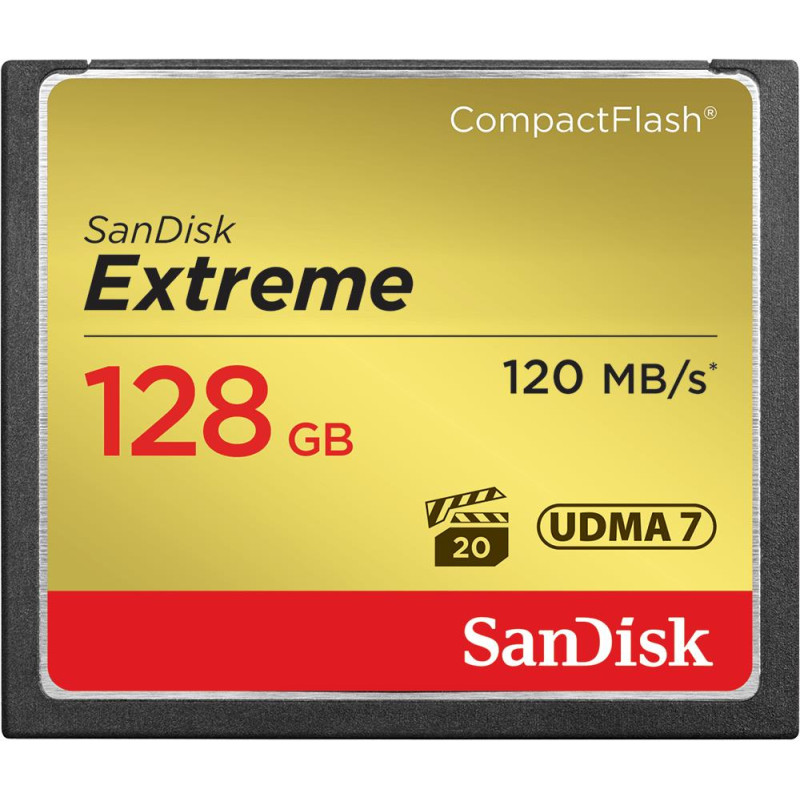 Sandisk MEMORY COMPACT FLASH 128GB/SDCFXSB-128G-G46 SANDISK