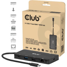 Club3D I/O HUB 9IN1 USB-C/100W CSV-2552 CLUB3D