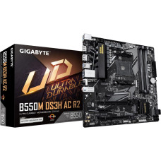 Gigabyte Mainboard|GIGABYTE|AMD B550|SAM4|Micro-ATX|Memory DDR4|Memory slots 4|B550MDS3HACR2