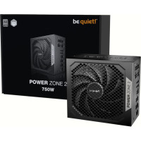 Be Quiet Power Supply|BE QUIET|POWER ZONE 2|750 Watts|Peak Power 820 Watts|Efficiency 80 PLUS PLATINIUM|MTBF 100000 hours|BP006EU