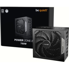 Be Quiet Power Supply|BE QUIET|POWER ZONE 2|750 Watts|Peak Power 820 Watts|Efficiency 80 PLUS PLATINIUM|MTBF 100000 hours|BP006EU