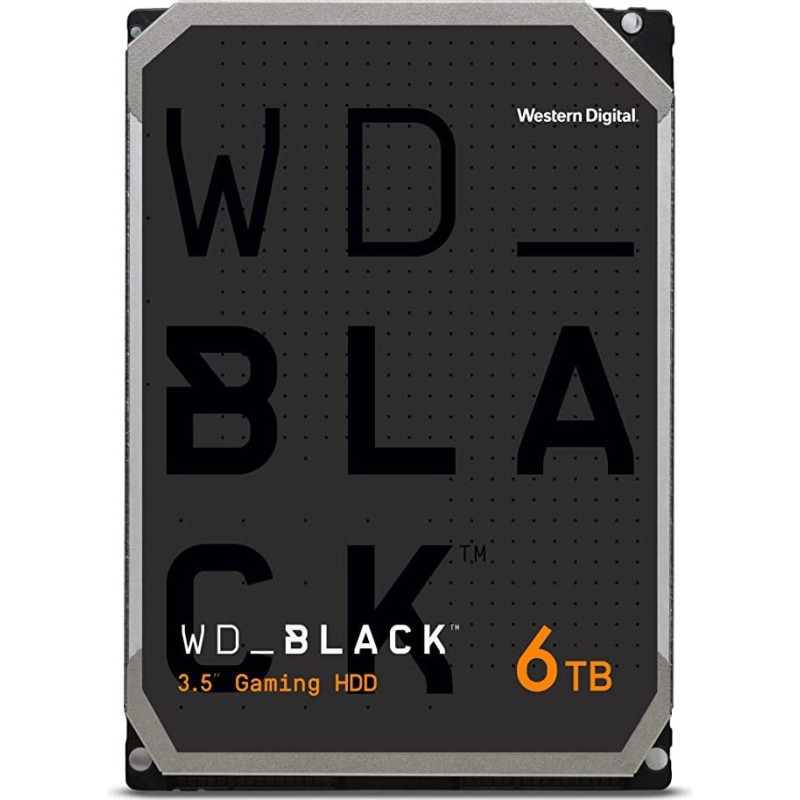 Western Digital HDD|WESTERN DIGITAL|Black|6TB|SATA|128 MB|7200 rpm|3,5"|WD6004FZWX