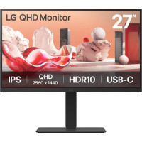LG LCD Monitor|LG|27BA75QB-B|27"|Panel IPS|2560x1440|16:9|100Hz|Matte|Speakers|Swivel|Pivot|Height adjustable|Tilt|Colour Black|27BA75QB-B