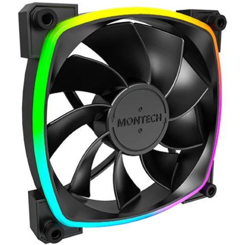 Montech CASE FAN 120MM/RX120 PWM BLACK 3 IN 1 MONTECH