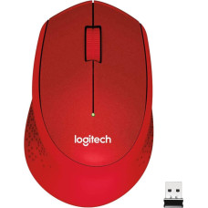 Logitech MOUSE USB OPTICAL WRL M330/SILENT RED 910-004911 LOGITECH