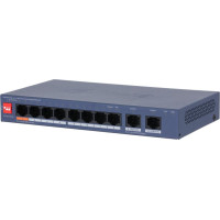 Dahua Switch|DAHUA|DH-CS4010-8ET2GT-60|PoE ports 8|60 Watts|CS4010-8ET2GT-60